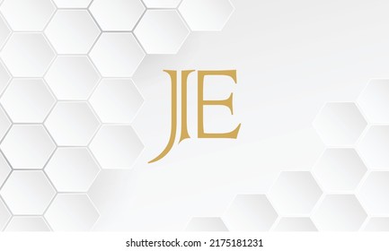 JE, EJ  Abstract Letters Logo Monogram