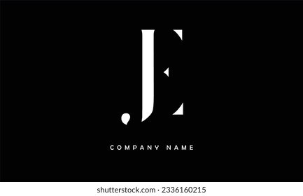 JE, EJ Abstract Letters Logo Monogram