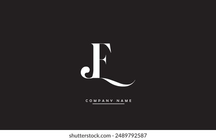 JE, EJ Abstract Letters Logo Monogram