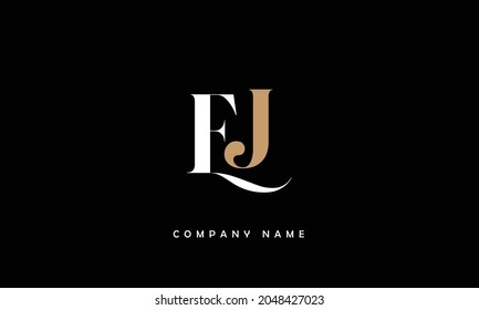 JE, EJ Alphabets Letters Logo Monogram