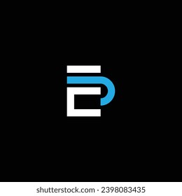 JE or EJ letter logo design. Abstract outstanding professional business awesome artistic branding company different colors illustration.