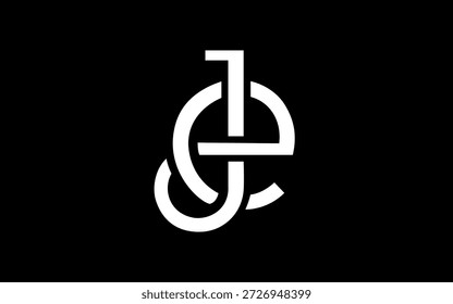 Monograma de letras JE en estilo monoline limpio y simple dibujado con trazos suaves y continuos. El diseño minimalista ofrece un toque moderno y elegante, perfecto para la marca personal y las identidades visuales contemporáneas.