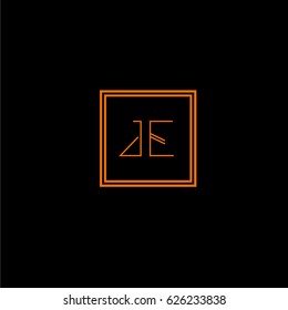 je logo letter initial, Abstract Polygonal Background Logo, design for Corporate Business Identity,flat icon, Alphabet letter