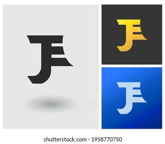 JE Logo vector modern design initial alphabet shape for mobile apps template