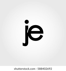 je lowercase logo black interrelated