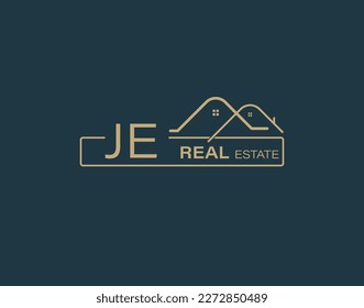 JE Real Estate  Consultants Logo Design Vectors images. Luxury Real Estate Logo Design