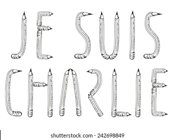 Je suis Charlie - French for "I am Charlie "
