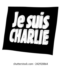 Je Suis Charlie - Hand Drawn. Vector Illustration.