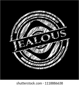 Jealous with chalkboard texture