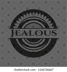 Jealous dark emblem. Retro