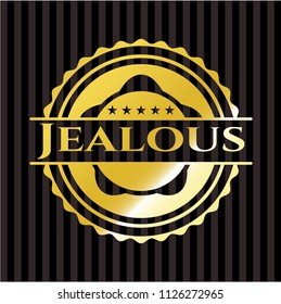 Jealous golden emblem