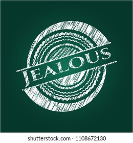  Jealous written on a chalkboard