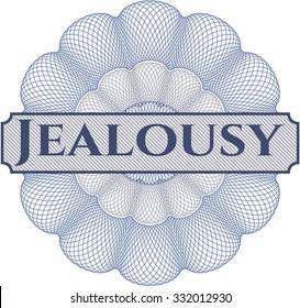 Jealousy abstract linear rosette