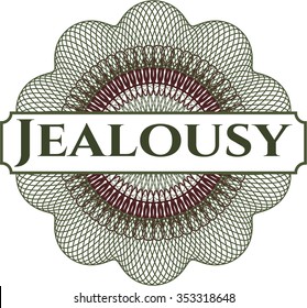 Jealousy abstract linear rosette