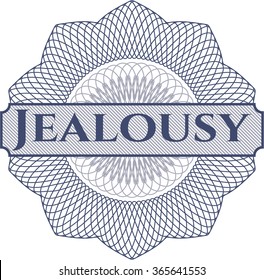 Jealousy abstract linear rosette