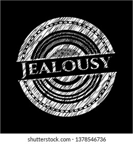 Jealousy chalk emblem