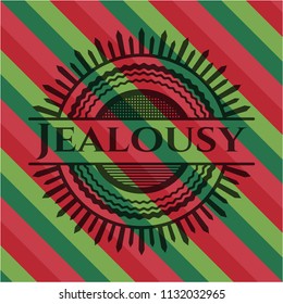 Jealousy Christmas Emblem.