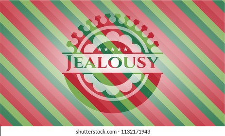 Jealousy Christmas Style Badge..