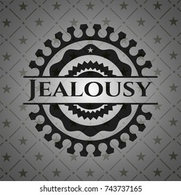 Jealousy dark emblem. Retro