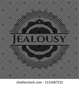 Jealousy realistic black emblem