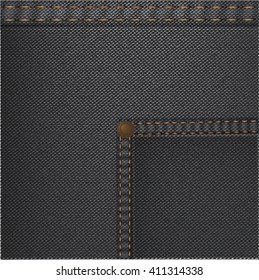 Jeans background, dark gray  
