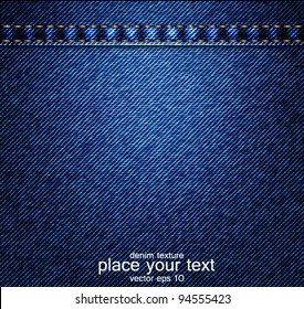 Jeans background. Vector