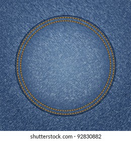 Jeans background, vector eps10 illustration