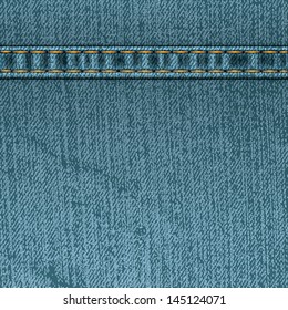 Jeans background. Vector illustration.