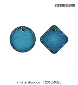 Jeans banner.vector