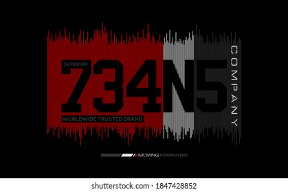 JEANS Cmpany modern and stylish typography slogan. Abstract design with the denim and the lines style. Vector print tee shirt, typography, poster. Global swatches.
