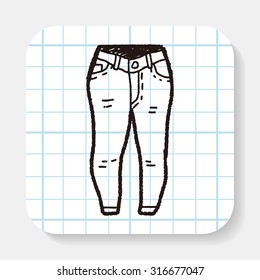 jeans doodle