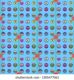 Jeans fabric background with clothes button.