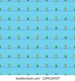 Jeans fabric texture - seamless pattern. Elegant vintage denim textile background.