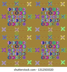 Jeans fabric texture with stitch and button.