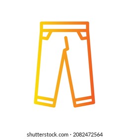 jeans gradient icon White Background