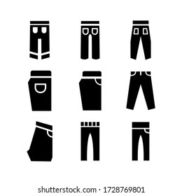 jeans icon or logo isolated sign symbol vector illustration - Collection of high quality black style vector icons
