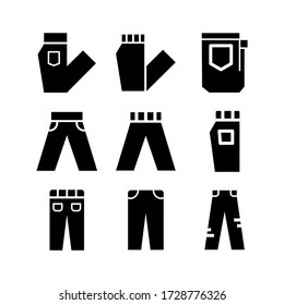 jeans icon or logo isolated sign symbol vector illustration - Collection of high quality black style vector icons
