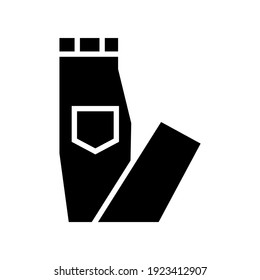 jeans icon or logo isolated sign symbol vector illustration - high quality black style vector icons
