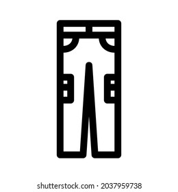 jeans icon or logo isolated sign symbol vector illustration - high quality black style vector icons
