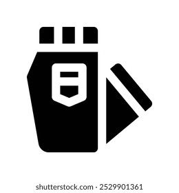 ícone jeans. ícone de glifo vetorial para o design do seu site, celular, apresentação e logotipo.