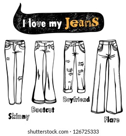 jeans illustration