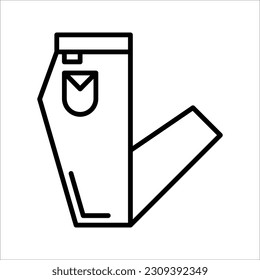 Jeans linear icon. Pants Thin line illustration. Casual style. Clothes. vector illustration on white background 