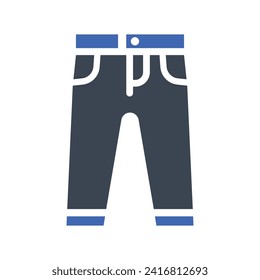 Jeans Pants Symbol, Vektorgrafik