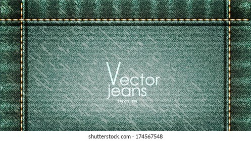 Jeans Textur. Vektorgrafik