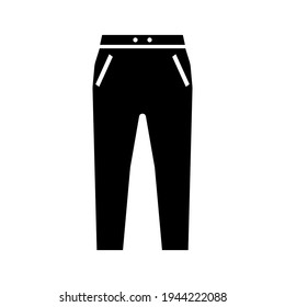 Jeans trouser icon design template vector illustration