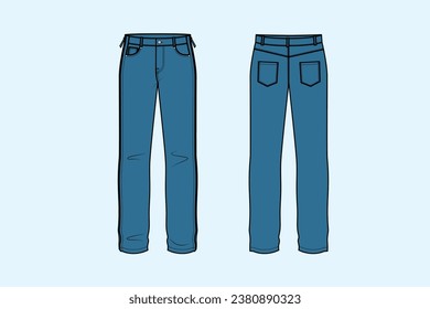 Jeans sind eine Art Hose oder Hose, die aus Denim oder Dungaree hergestellt wird. Der Begriff "Jeans" bezieht sich oft auf einen bestimmten Hosenstil, der als "blau" bezeichnet wird