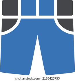 ilustración de jeans Vector sobre un fondo transparente. Símbolos de calidad superior. Iconos vectoriales de glifos para diseño de conceptos y gráficos. 
