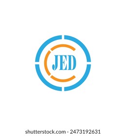 JED CREATIVE LETTER LOGO DESIGN 