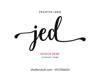 JED lettering logo is simple, easy to understand and authoritative