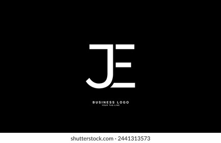 JEE, EJ, J, E, Abstract Letters Logo Monogram